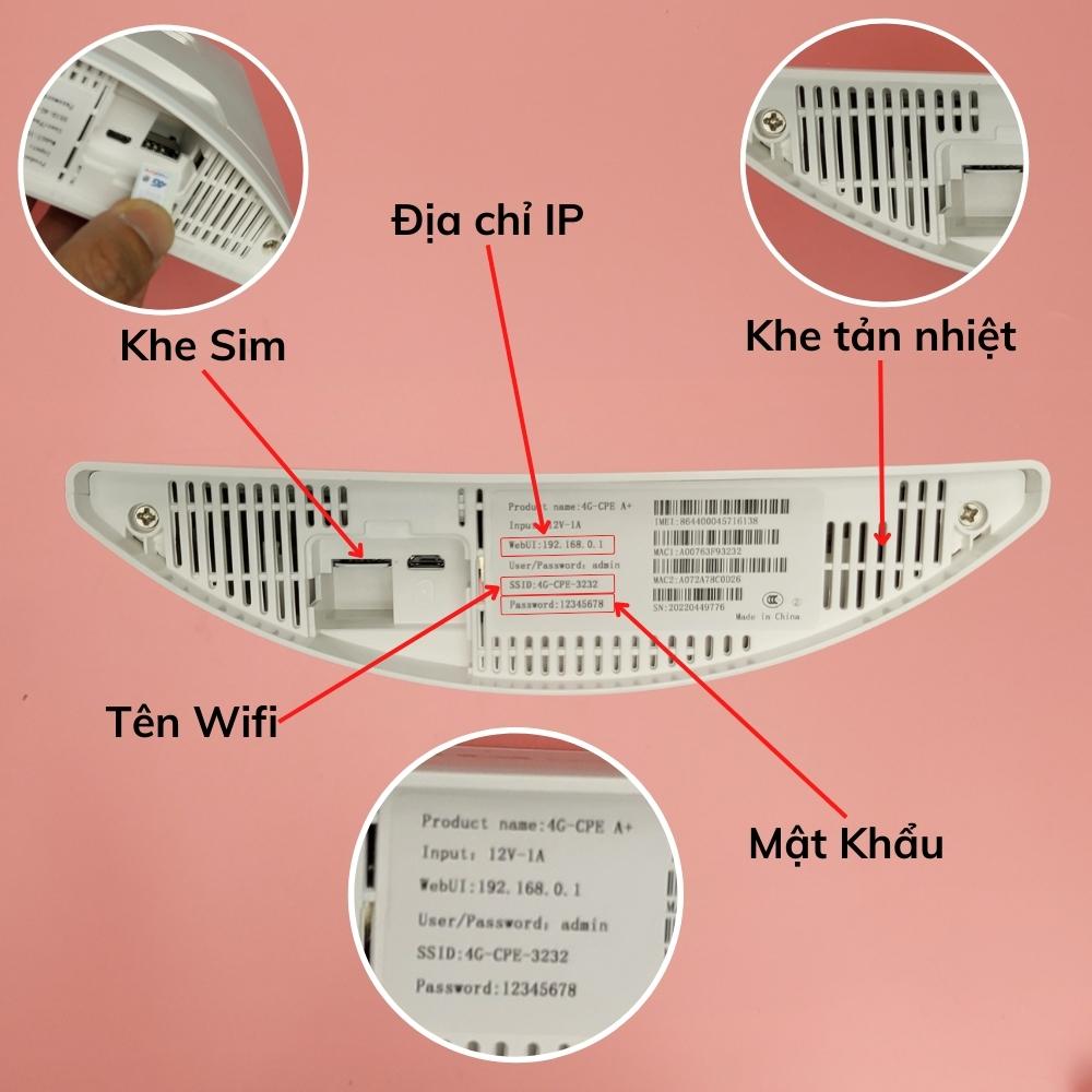 Bộ Phát Wifi 4G ZTE CPE 101 Tốc Độ 300Mps Chuẩn N300 kết nối 32 Máy Mà Mạng Vô Cùng Khỏe