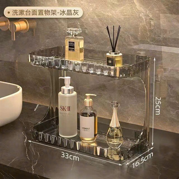 Kệ mỹ phẩm 2 tầng Light Lux Shelf nhựa mika cao cấp  Kệ mp meka 2 tầng #90k Cứu tinh của các chị em mình đây rồi , phái đẹp mình ơi