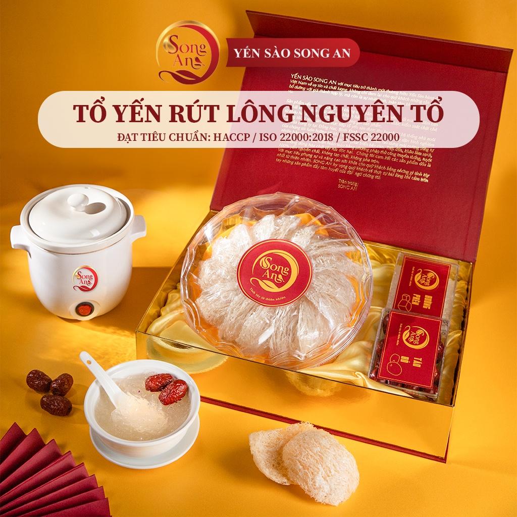 Tổ yến rút lông nguyên tổ thượng hạng Song An Food nguyên chất 100gr