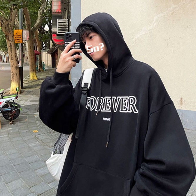 Áo Hoodie FOREVER mũ 2 lớp- hoodies Nam Nữ Chất Nỉ phong cách, Áo khoác HOODIE NAM NỮ IN FOREVER FORM DƯỚI 70KG, Áo Khoác Hoodie Nỉ Có Mũ Form Rộng FOREVER Nhiều Màu Unisex Nam Nữ Ulzzang, Áo hoodies chữ Forever