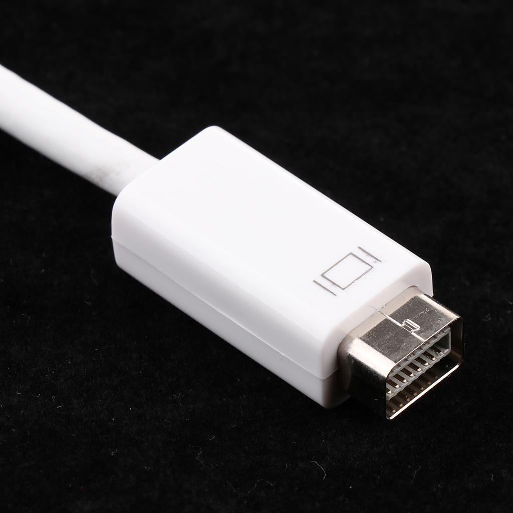 Mini DVI to HDMI Male-Female Converter/Adapter Cable for MacBook White