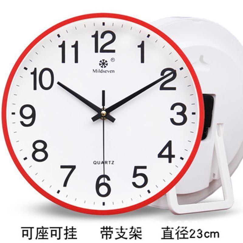 Phong cách mới nhất đồng hồ bệ đồng hồ treo tường phòng khách đồng hồ thời trang trẻ em cá tính sáng tạo đồng hồ treo tường bầu không khí đồng hồ tròn đồng hồ thạch anh