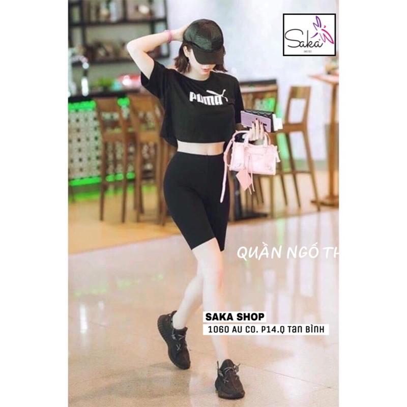 Quần legging nữ Asoss vải thun tốt có size to , quần thun nữ legging ngắn