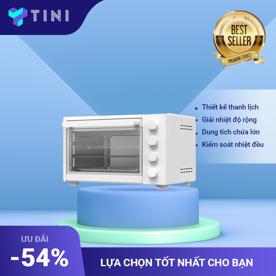 Lò Nướng Điện Đa Năng, Nướng Được Thực Phẩm Lớn Lò Nướng Thông Minh Tiện Lợi Phù Hợp Với Mọi Gia Đình