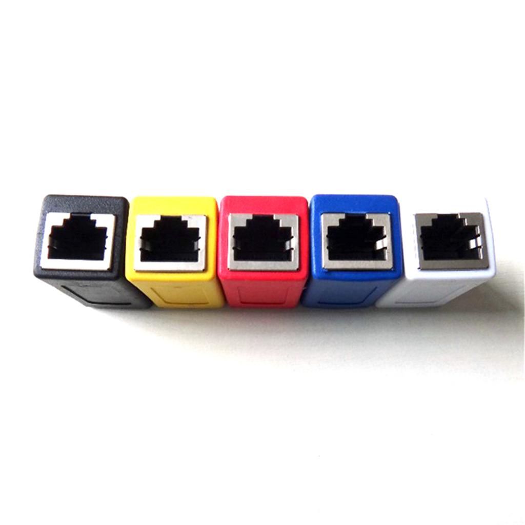 Coupler Inline CAT5E Coupler LAN Cable Connector Female To Female