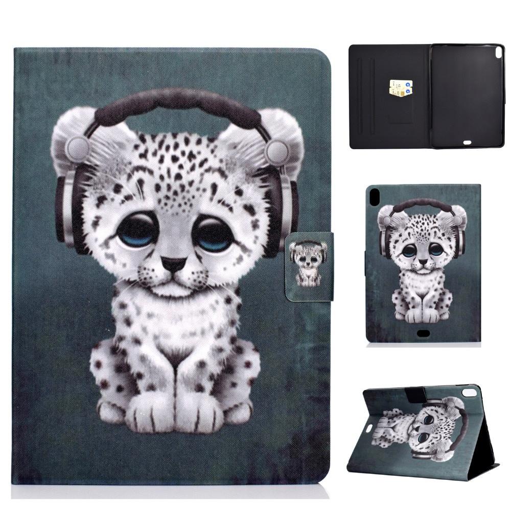 Bao Da Máy Tính Bảng Tpu Nắp Lật Nam Châm Kiêm Giá Đỡ Thông Minh + Miếng Dán Màn Hình + Bút Cho Apple Ipad Pro 11 2018