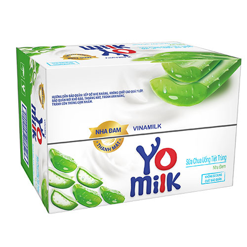 Thùng 24 Chai Sữa Chua Uống Vinamilk Nha Đam