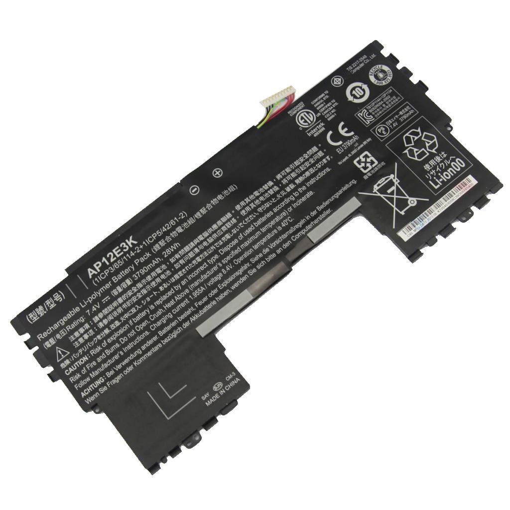 Pin dành cho Acer AP12E3K S7 S7-191 3790mAh 28WH 1ICP3/65/114-2