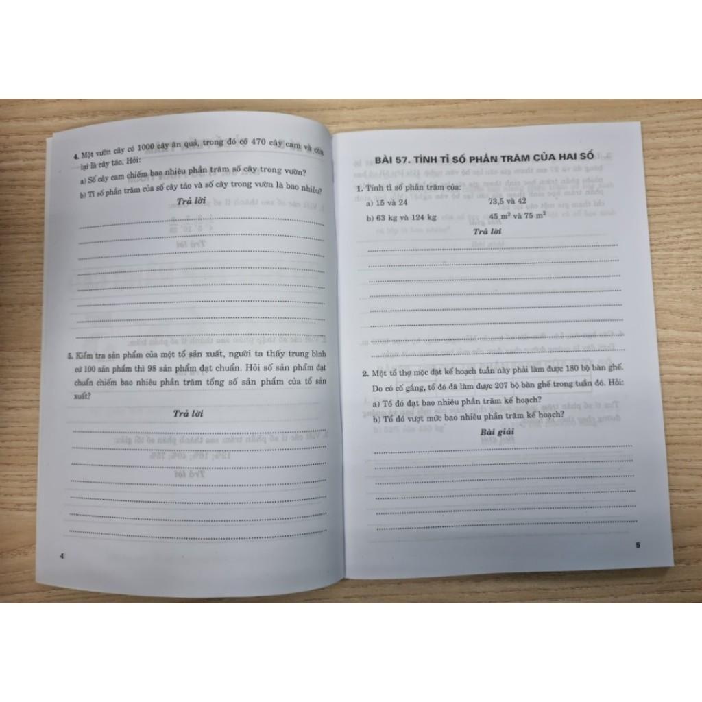Sách - Vở Bài Tập Nâng Cao Toán Lớp 5 - Tập 2 - Bám Sát SGK Chân Trời Sáng Tạo - Hồng Ân
