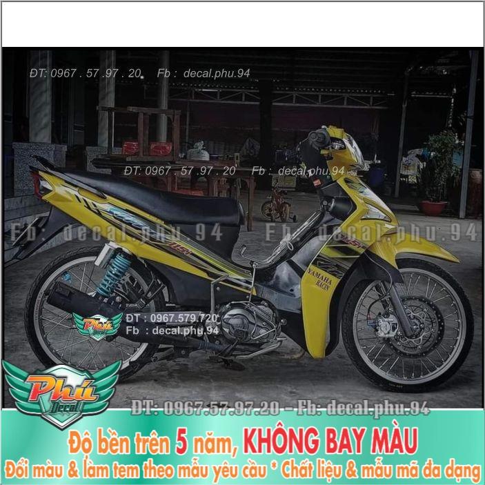 Tem rời Sirius Fi Vàng đen