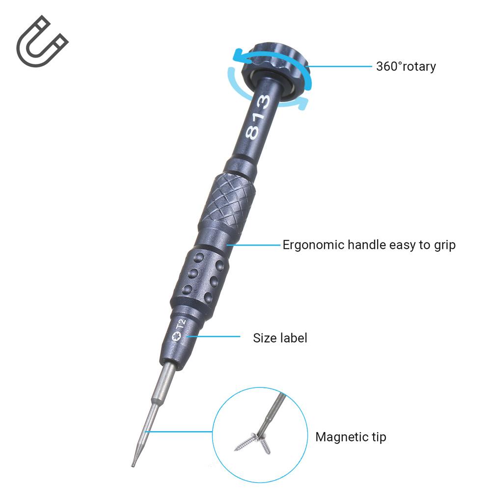 Tua vít bỏ túi 4 kích cỡ, độ chính xác cao, có nắp xoay