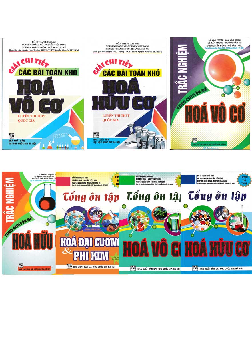 Combo Sách Luyện Thi THPT Quốc Gia Môn Hoá Học