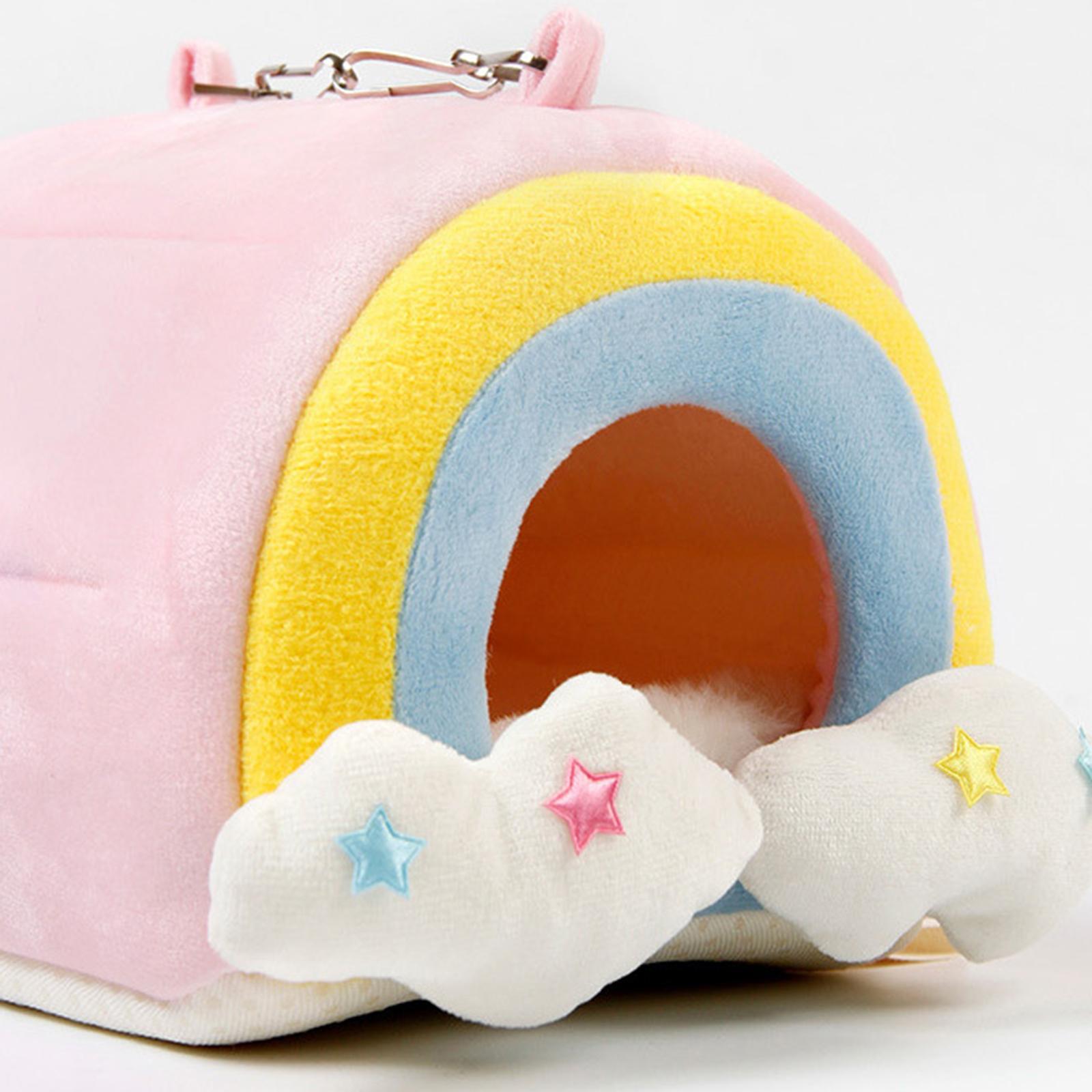 Small Animal Soft Warm Bed Pet Hammock Hamster Rat Guinea Pig House Nest Pad