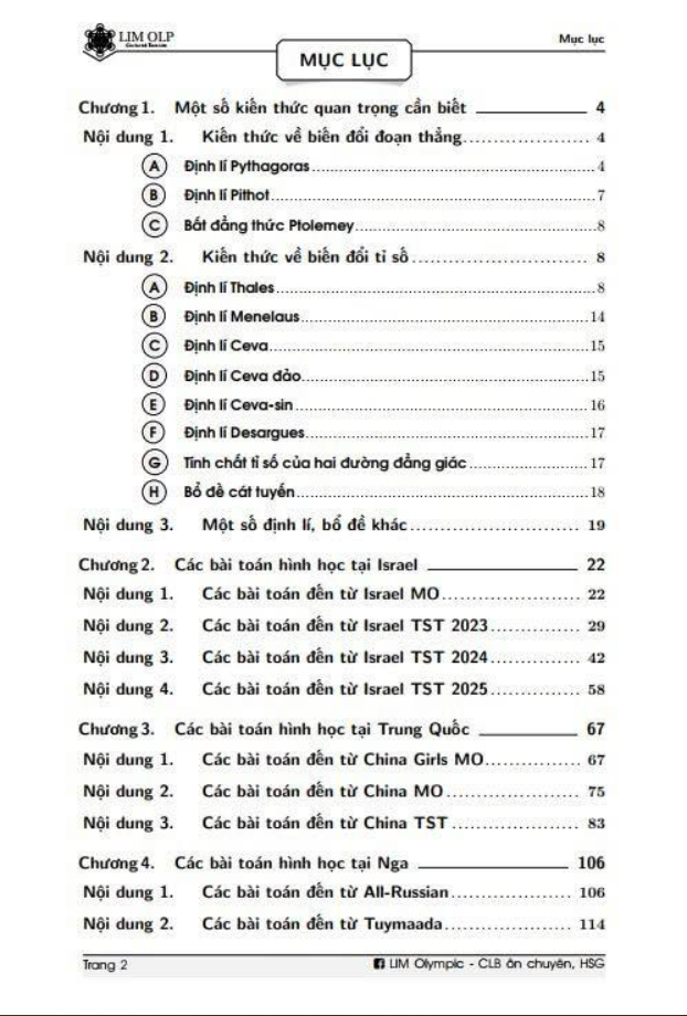 Sách - Tuyển Chọn Những Bài Toán Hay Qua Kì Thi Tại Các Nước - Tập 1: Hình Học