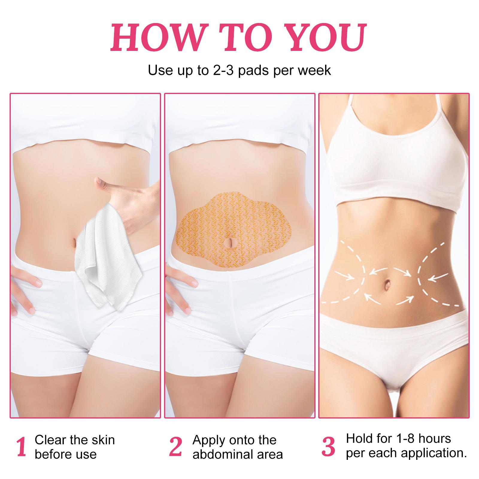 Siêu Nhanh Phổ Biến Đốt Cháy Mỡ Bụng Dán Stovepipe Từ Miếng Lót Giảm Bụng Cánh Tay Miếng Dán Giảm Béo Dán