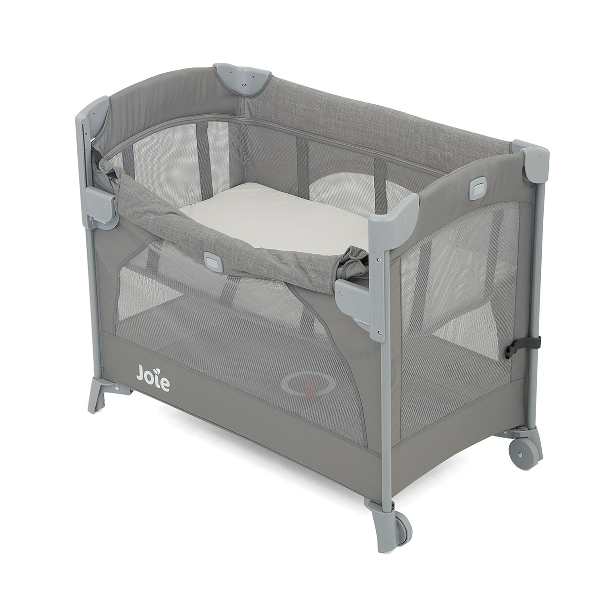 Giường cũi trẻ em Joie Kubbie Sleep Foggy Gray
