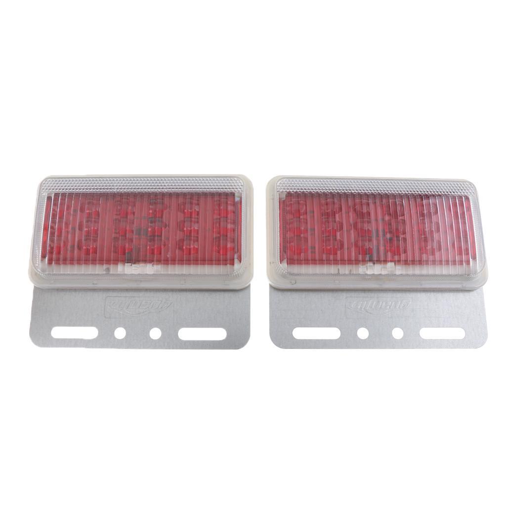 2 Pieces LED Car Trunk Light Side Light Clearance Lamp Trailer Lamp