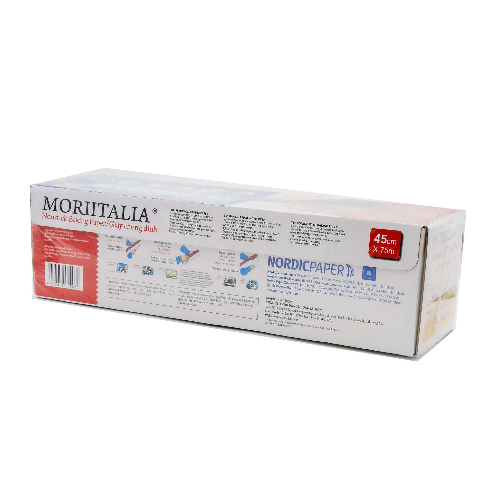 GIẤY CHỐNG DÍNH GIẤY NẾN MORIITALIA 45 CM X 75 M