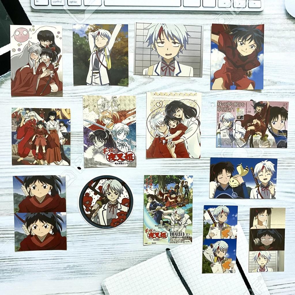 Bộ hình dán - sticker anime Công Chúa Bán Yêu Yashahime dán trang trí laptop, máy tính bỏ túi, vali, đt,...