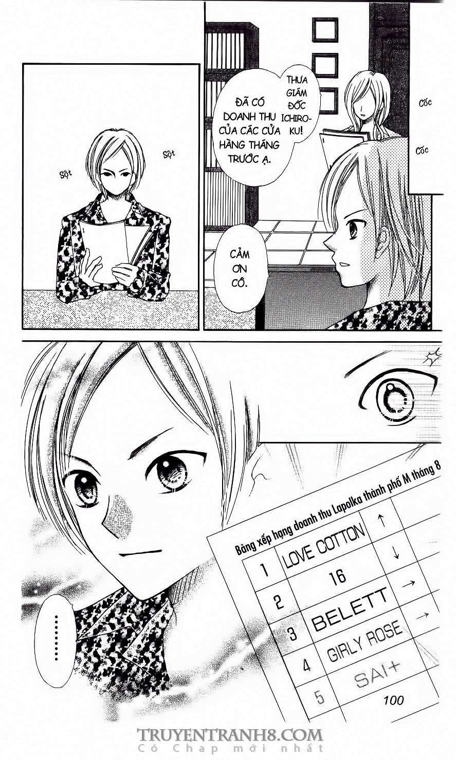tiệm thời trang, love cotton chapter 28 14
