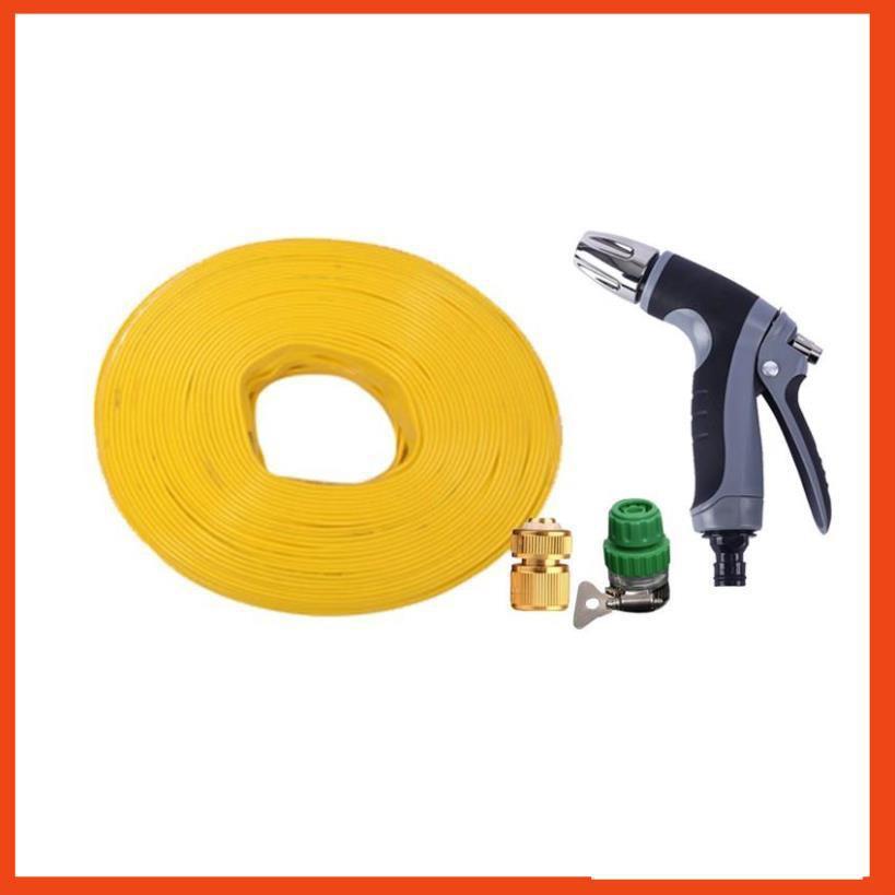 Bộ dây vòi xịt nước rửa xe,tưới cây tăng áp 3 lần 7-10m 206817