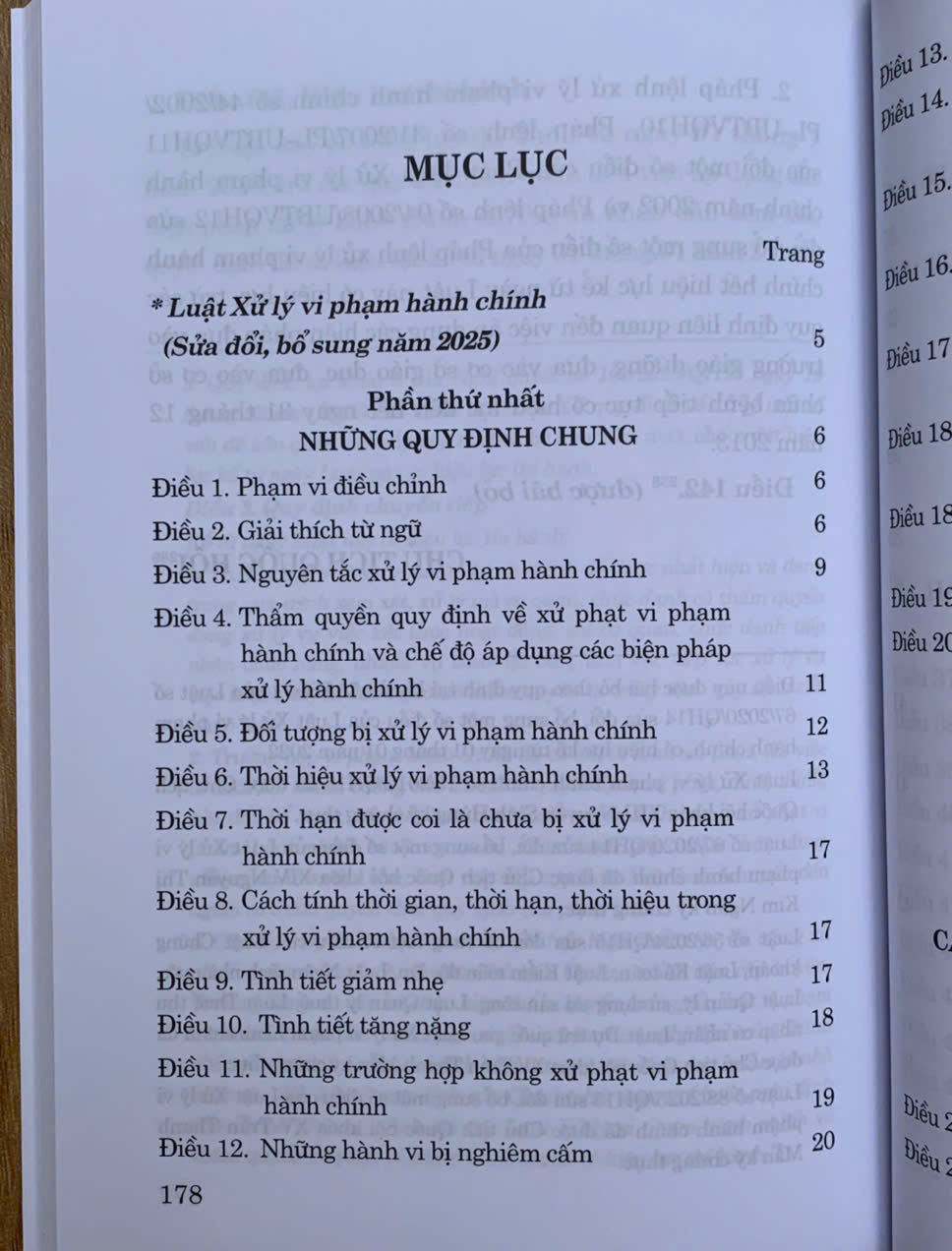 Luật xử lý vi phạm Hành chính (Sửa đổi, bổ sung năm 2025)