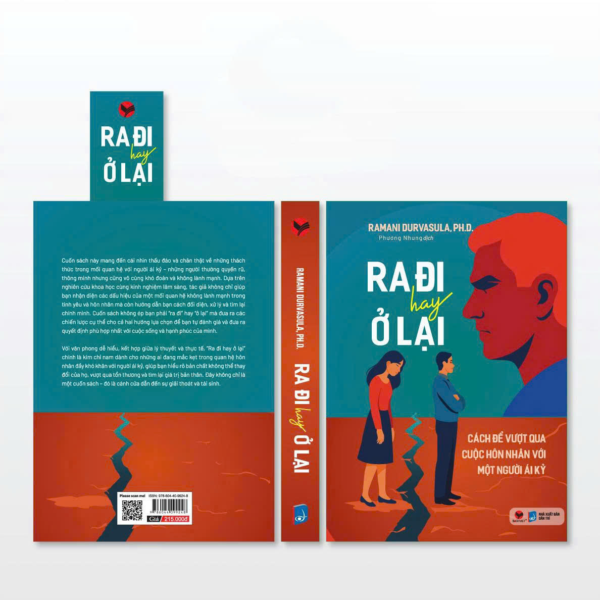 Sách - Ra Đi Hay Ở Lại - Cách để vượt qua cuộc hôn nhân với một người ái kỷ - Ấn bản 2025 - Sách tâm lý - Bách Việt