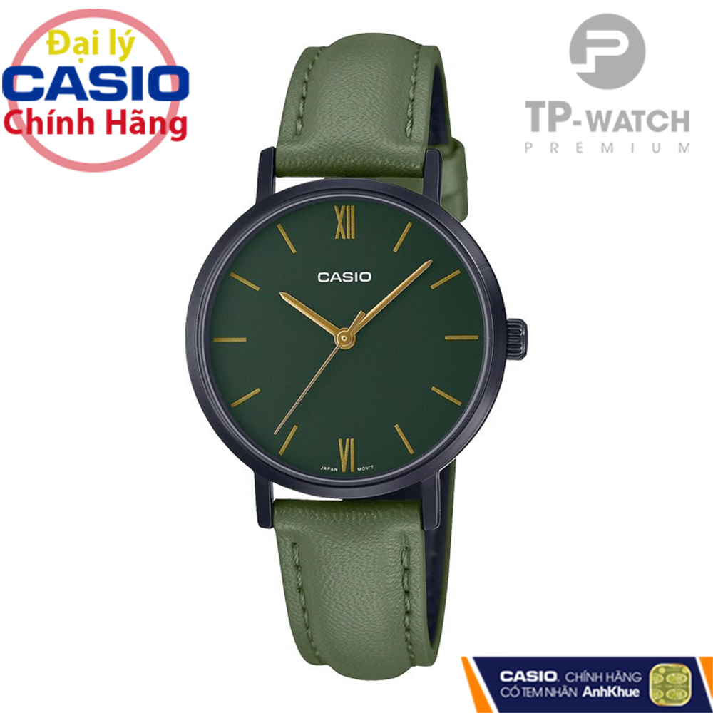 Đồng Hồ Nữ Dây Da Casio Standard LTP-VT02BL-3AUDF Chính Hãng - LTP-VT02BL-3A