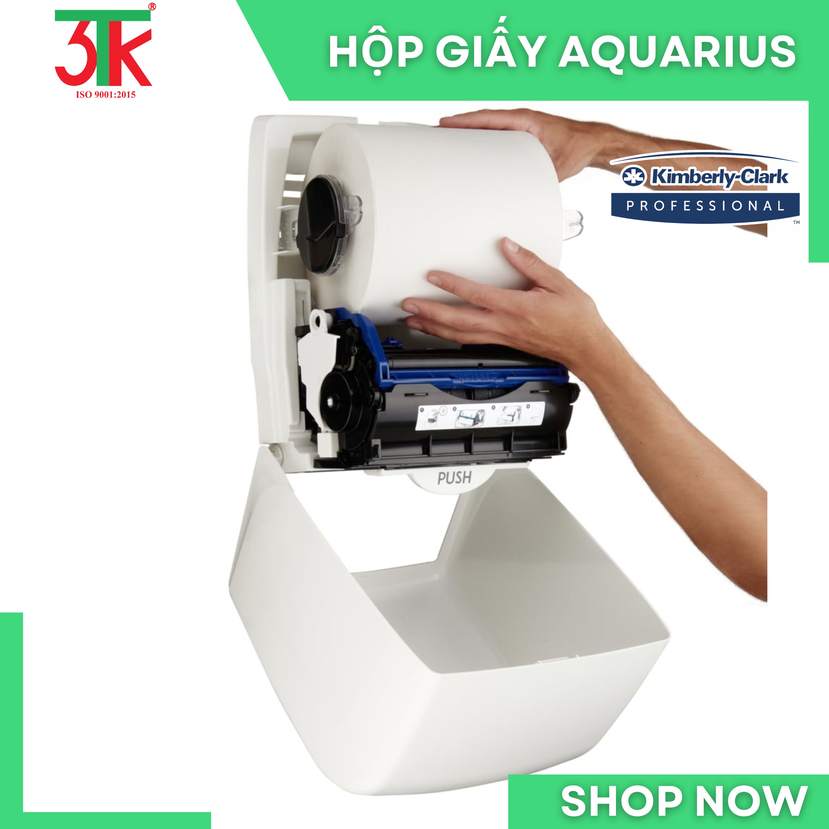 Hộp đựng giấy lau tay AQUARIUS Mã 7375