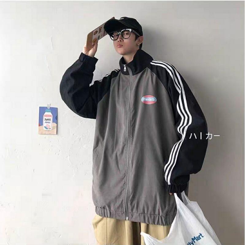 Áo khoác dù PentaQ Jacket Nam Nữ Form Rộng Phong Cách Ulzzang