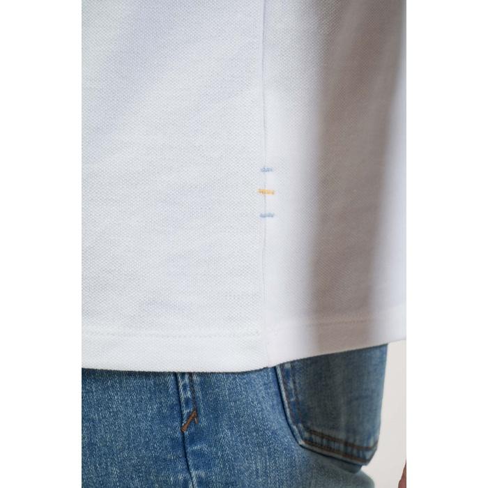 ÁO POLO NAM TAY NGẮN PHỐI CHỈ MÀU FORM FITTED - 10F22POL005 | LASTORE MENSWEAR