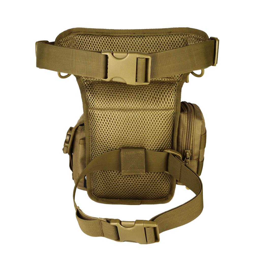 Tactical Drop Leg Bag Waist Belt Fanny Pack Utility Pouch Mud