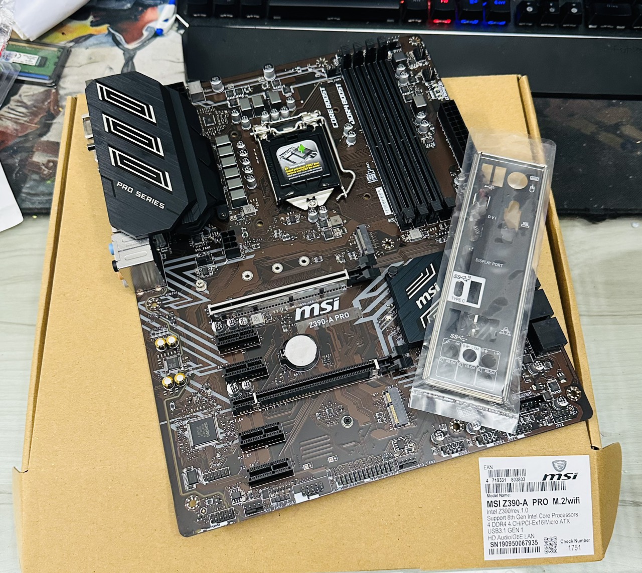 Bo Mạch Chủ (Mainboard) MSI Z390-A Pro (HÀNG CHÍNH HÃNG)