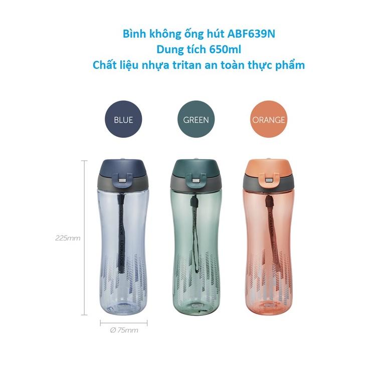 Bình nước cho bé đi học Lock&amp;Lock nhựa tritan 650ml ABF639