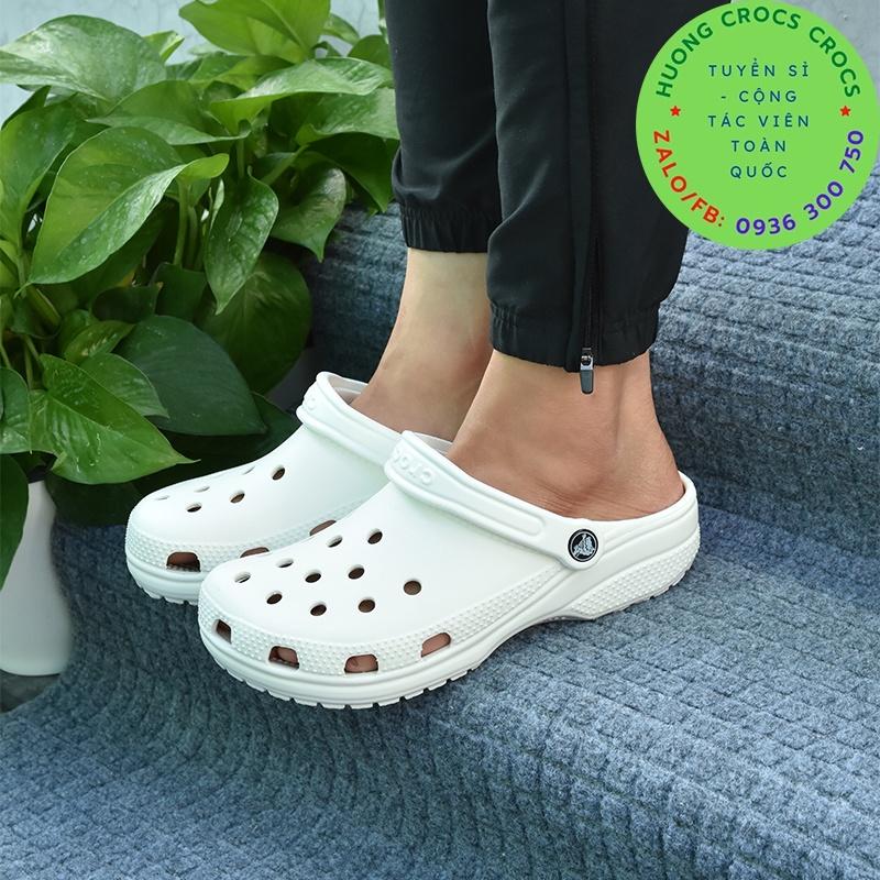 DÉP SỤC BAND CLASSIC CLOG MÀU TRẮNG