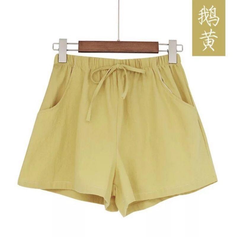QUẦN SHORT NỮ LƯNG THUN