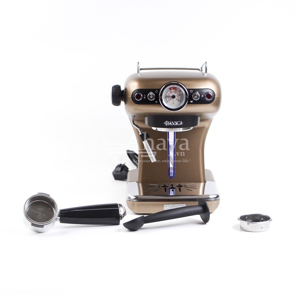 Máy pha cà phê Ariete Espresso Mod 1389 cổ điển 0.9l - Italia - Hàng Chính Hãng