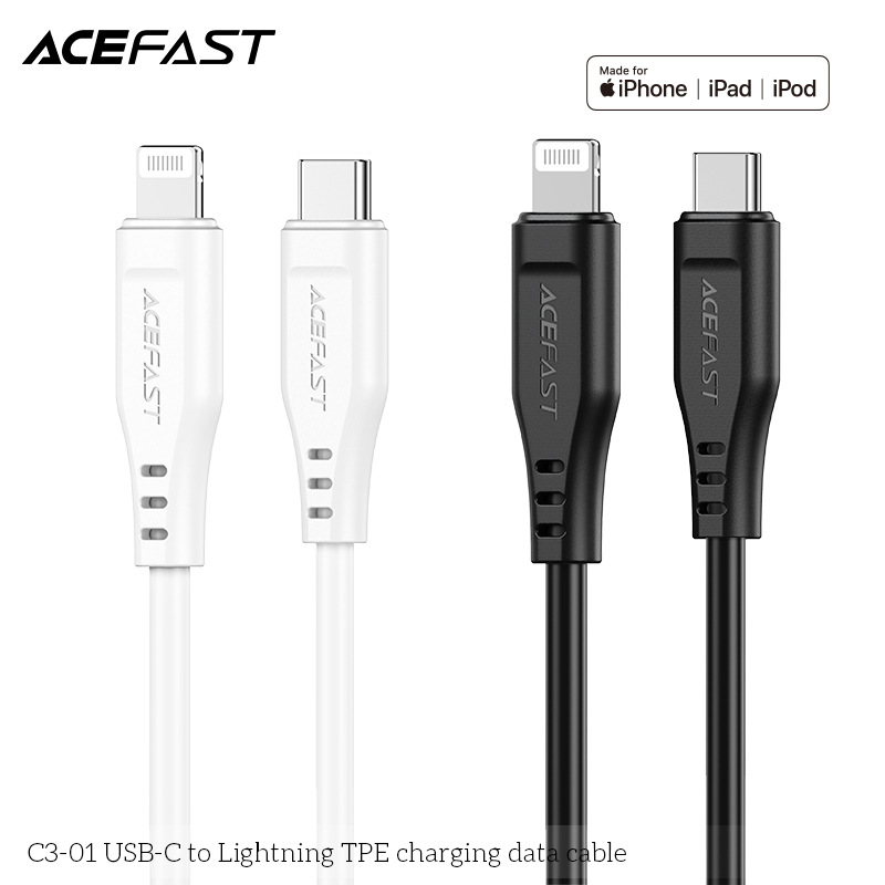 Cáp Acefast Light.ning dài 1.2m - C3-02 Hàng chính hãng Acefast