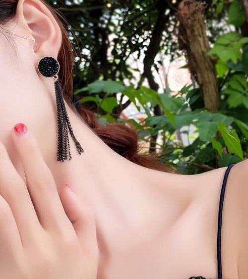 đôi bông tai tòng teng siêu dễ thương quyến rũ