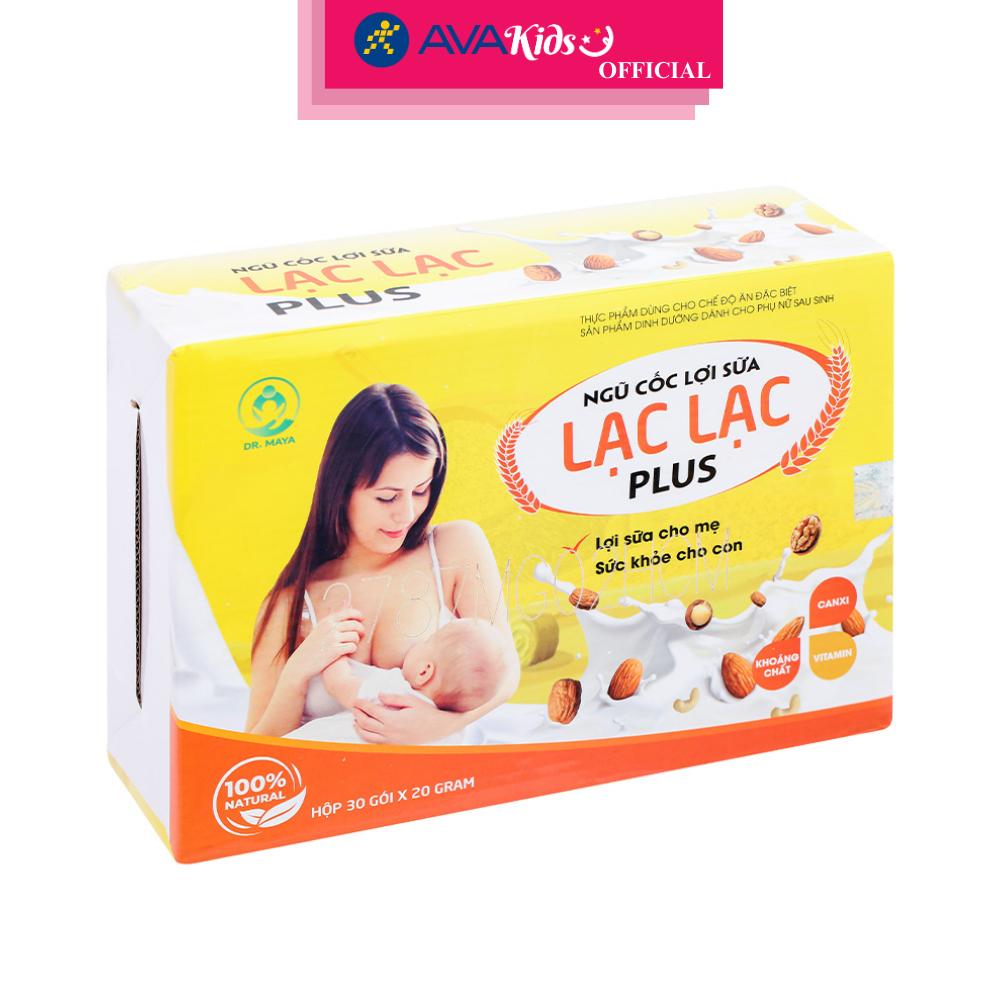 Ngũ cốc Dr.Maya Lạc Lạc Plus hỗ trợ lợi sữa 30 gói - Hàng Chính Hãng