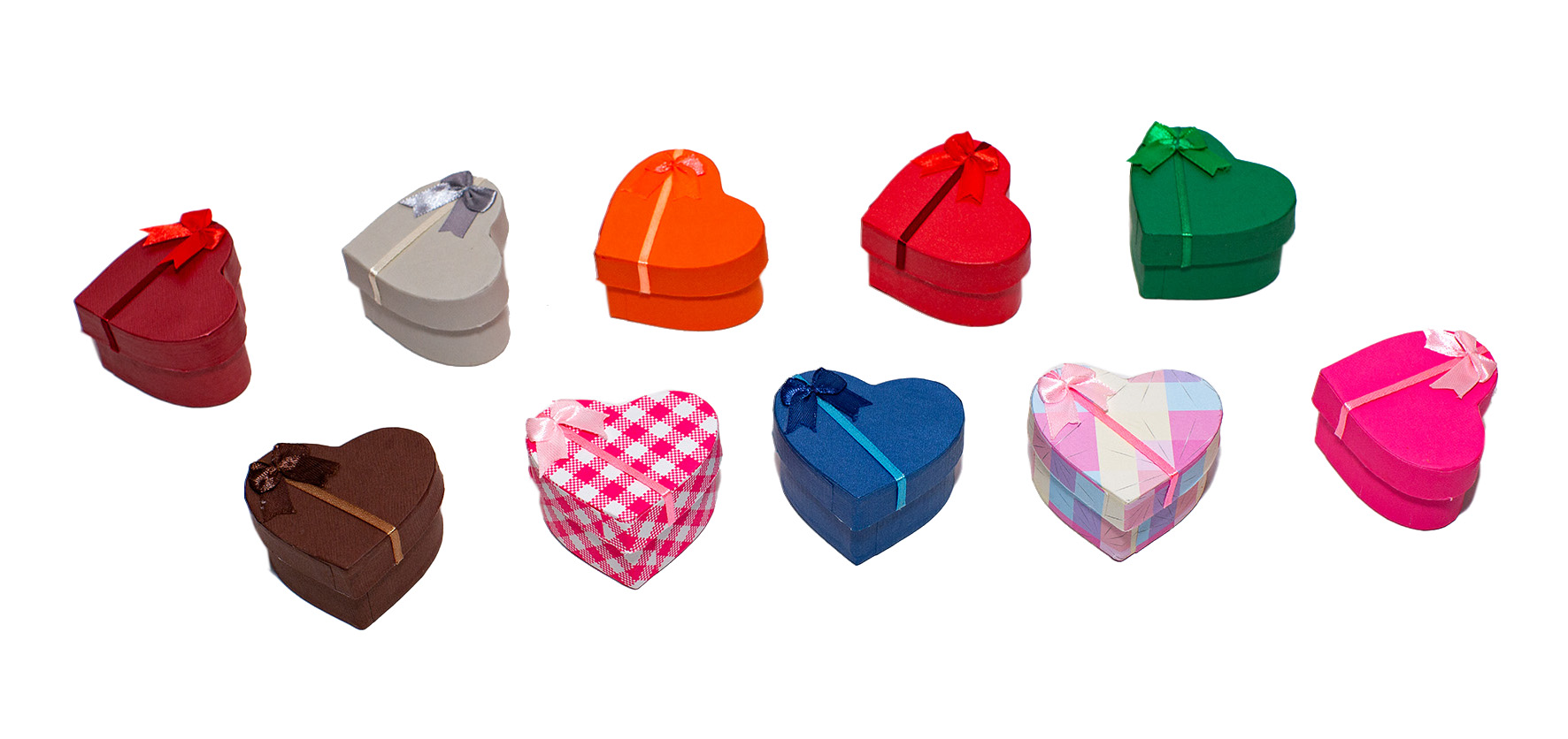10 Hộp quà Tim TI038 - 5 x 3 cm - Giao màu ngẫu nhiên