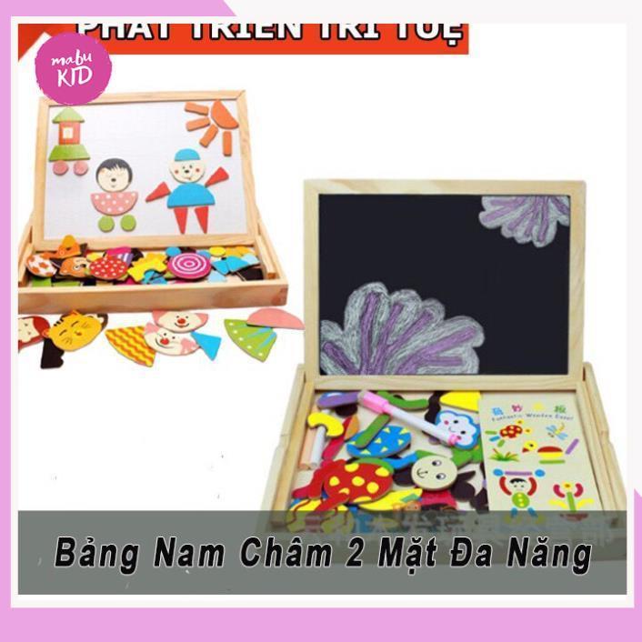 Bảng Ghép Hình Nam Châm 2 Mặt-Bảng Tập Viết Cho Bé - Đồ Chơi Giáo Dục thỏa sức sáng tạo cho bé yêu