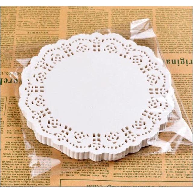 Sét 140 Tờ Giấy Hoa Văn Lót Đĩa Thấm Dầu Mỡ 23cm