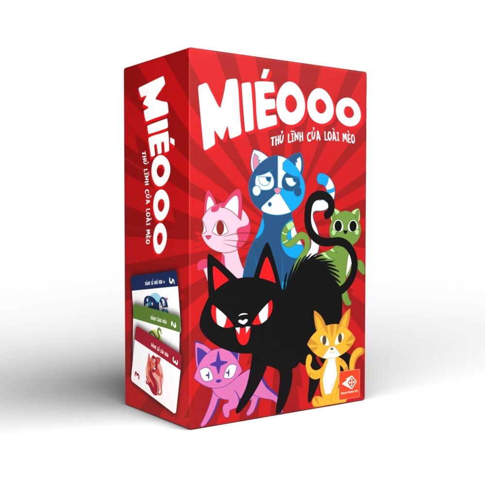 Miéooo - card game tương tác vui nhộn về những chú mèo - Board Game VN - Châu Anh Toys
