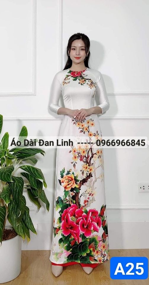 Áo dài - XL  - Họa tiết