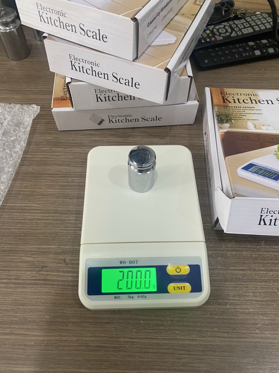 Cân điện tử B07 3kg  dùng trong nhà bếp