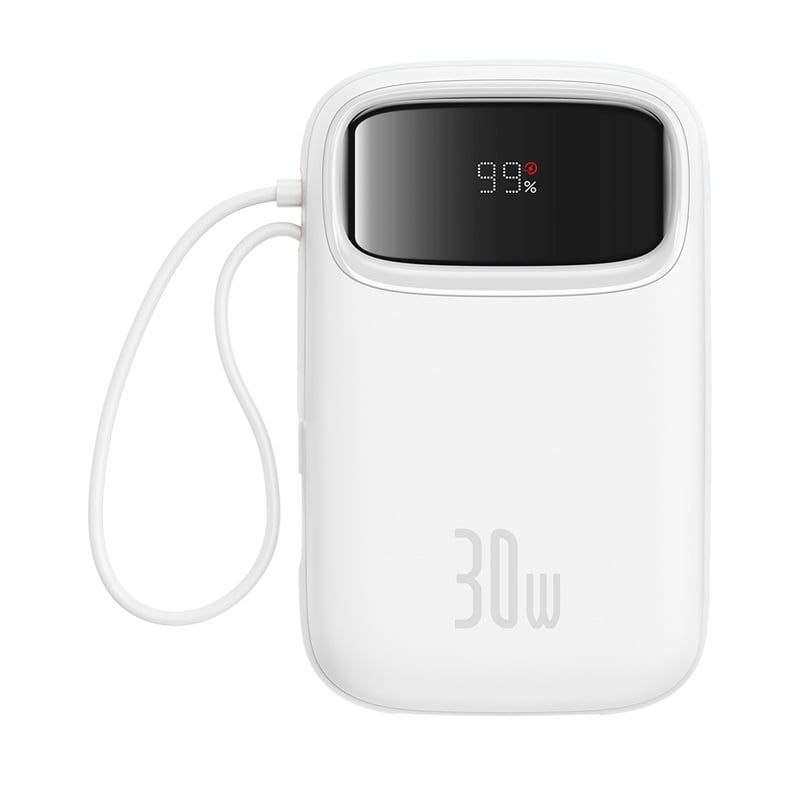 Pin Sạc Dự Phòng Baseus Qpow 2 Digital Display 30W (10000/20000mAh) - Hàng chính hãng