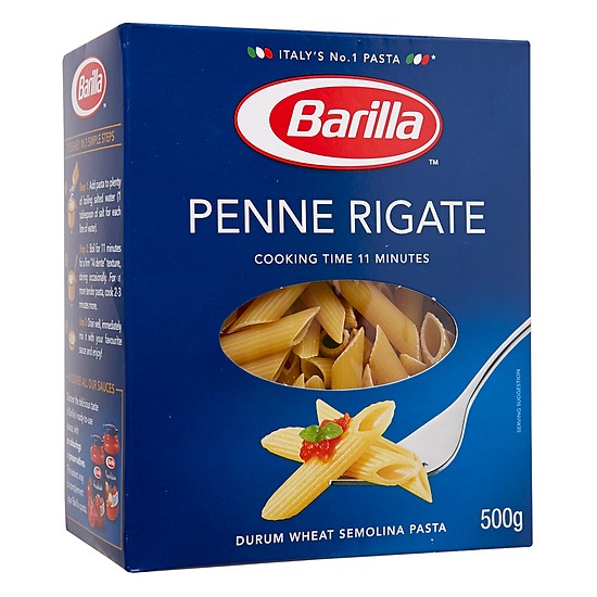 Mỳ Nui Barilla Hình Ống Tre &amp; Hình Xoắn Các Loại ( Penne