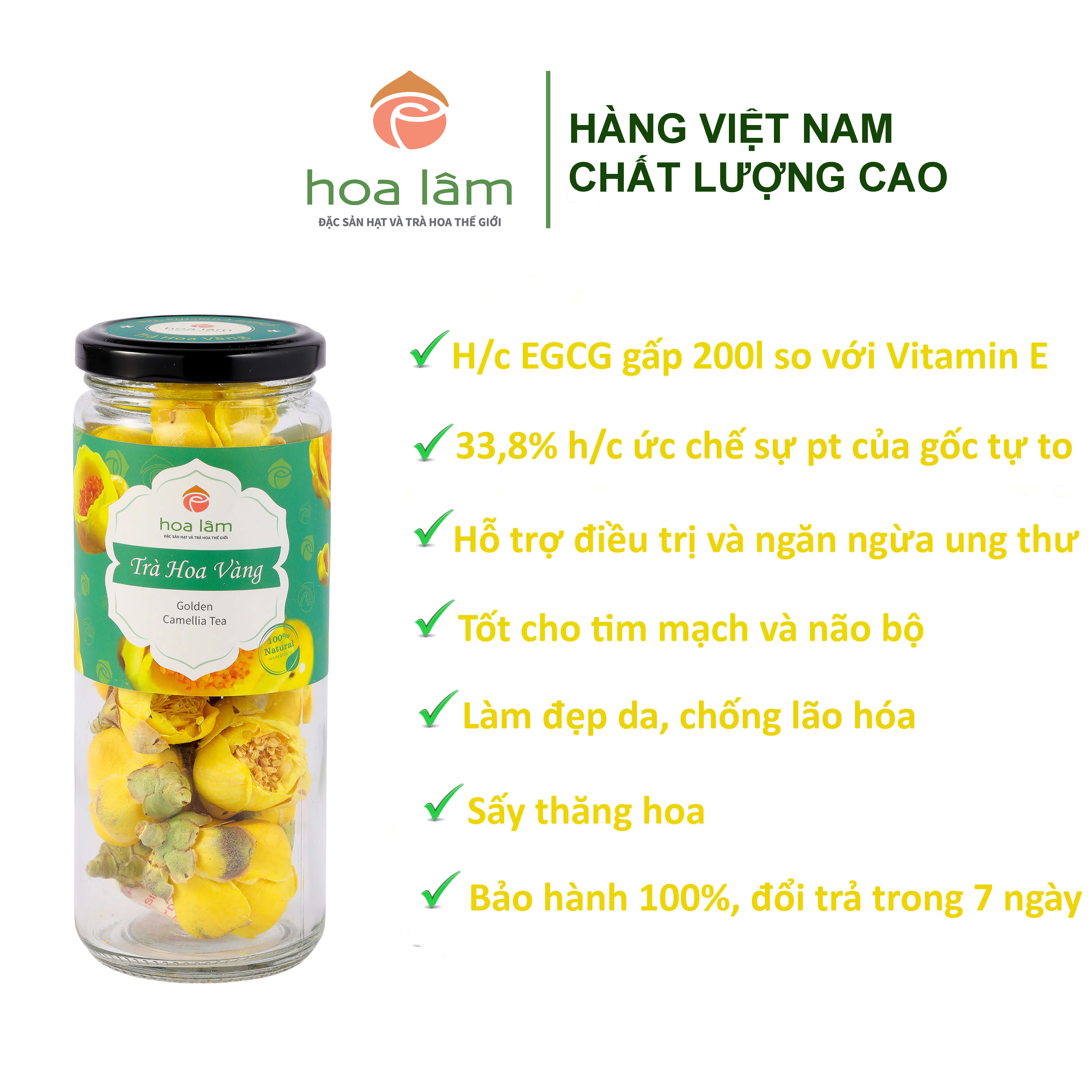 Trà Hoa Vàng Quý Tộc (Kim Hoa Trà)