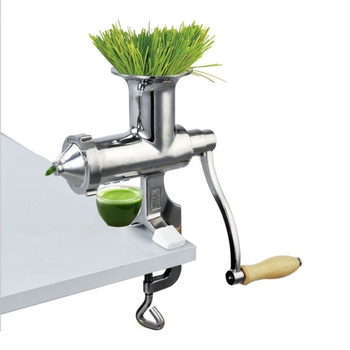 Máy ép trái cây – cỏ lúa mì bằng tay chất liệu inox Manual Wheet Grass Juicer